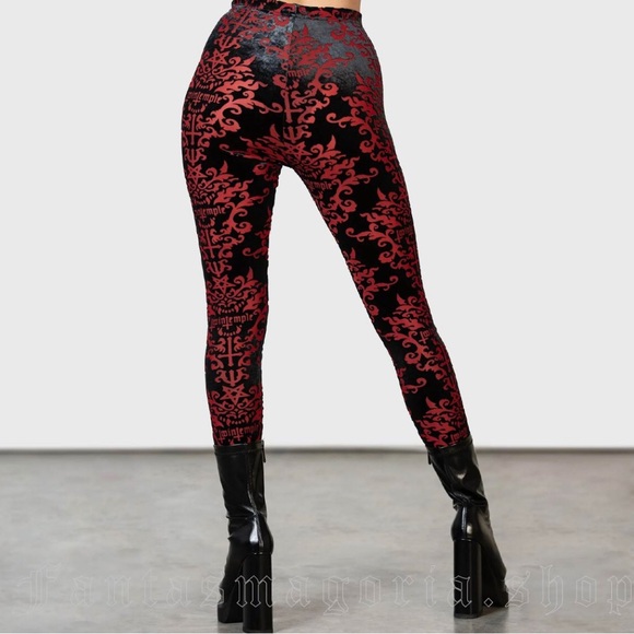 Killstar x Twin Temple Styx Leggings - Picture 3 of 8